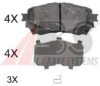 A.B.S. 37977 Brake Pad Set, disc brake